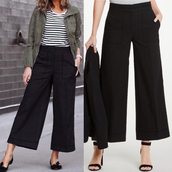 ann taylor wide leg pants